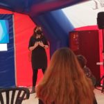 Charla de la presidenta de la PCV en la Feria de Voluntariado en Ferrol 2021